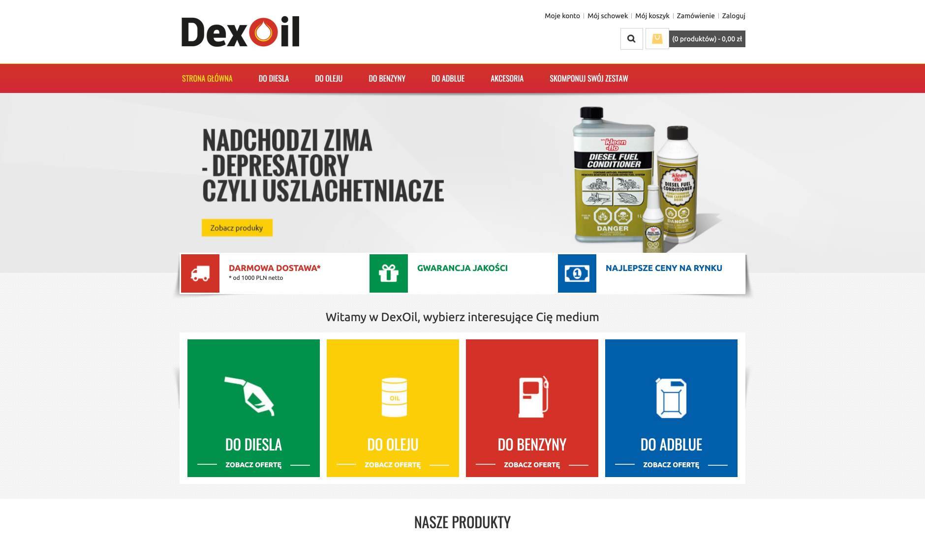 Dexoil.pl - wszystko do dystrybucji paliwa